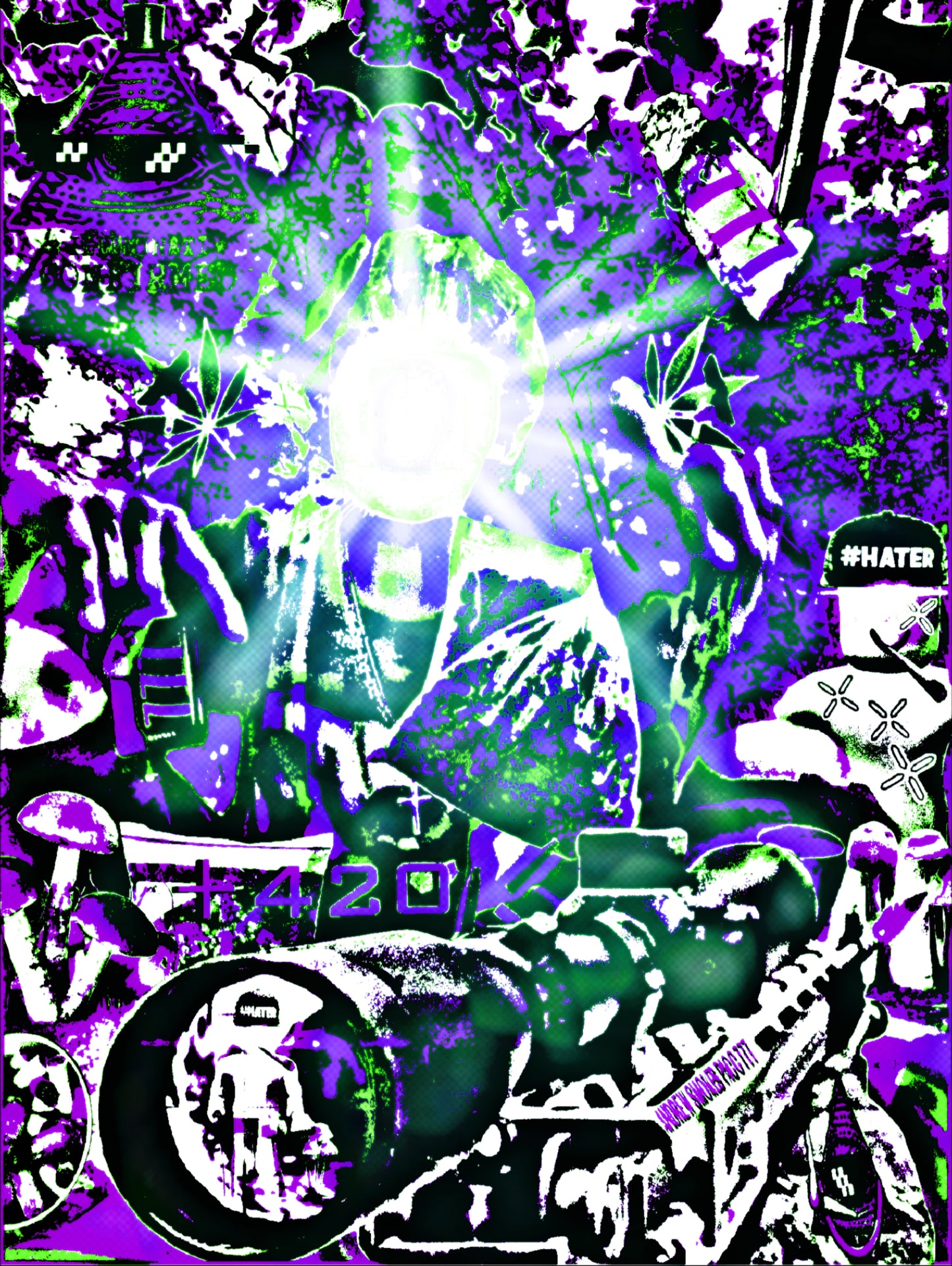 HEMI x ASP⁷⁷⁷ - Double Print | purpledank