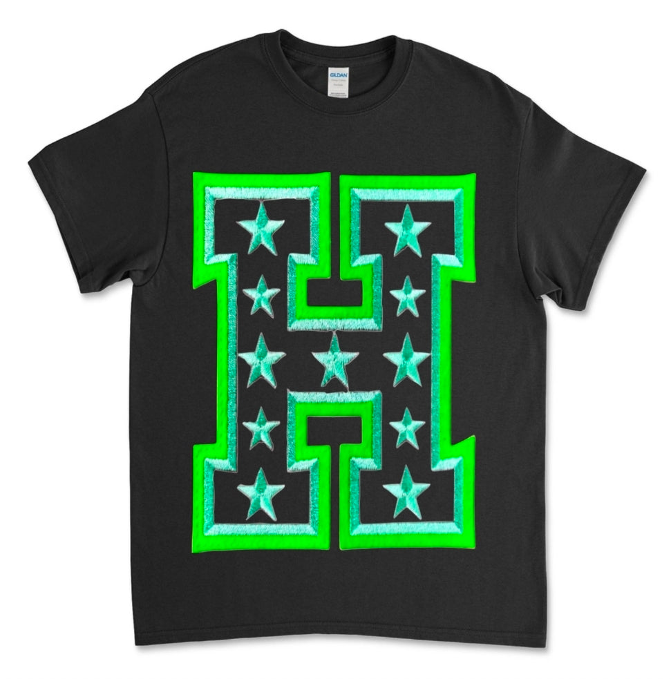"H" SHIRT | MONSTER GREEN
