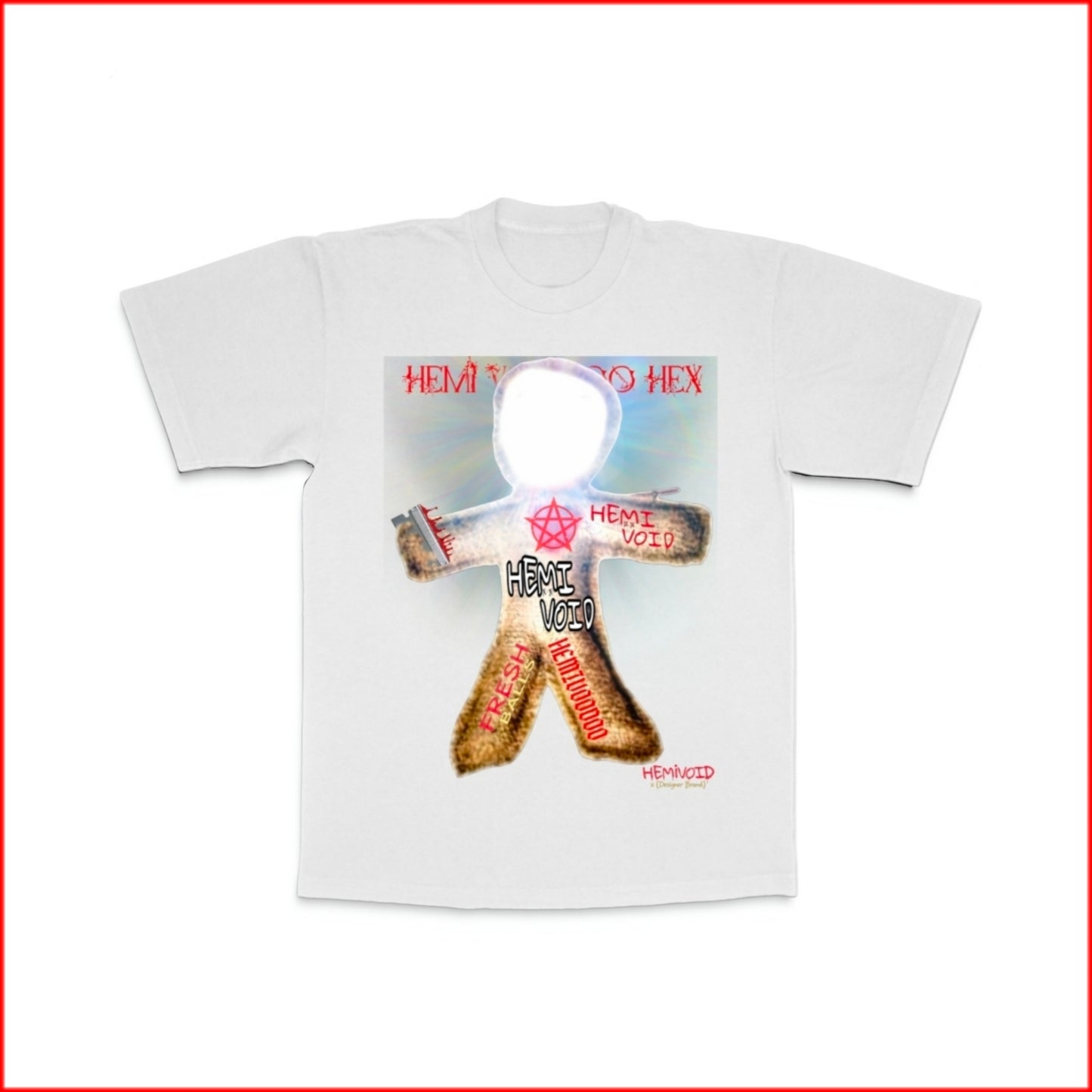 hemi hexxed tee v1 | WHITE SUPERNOVA