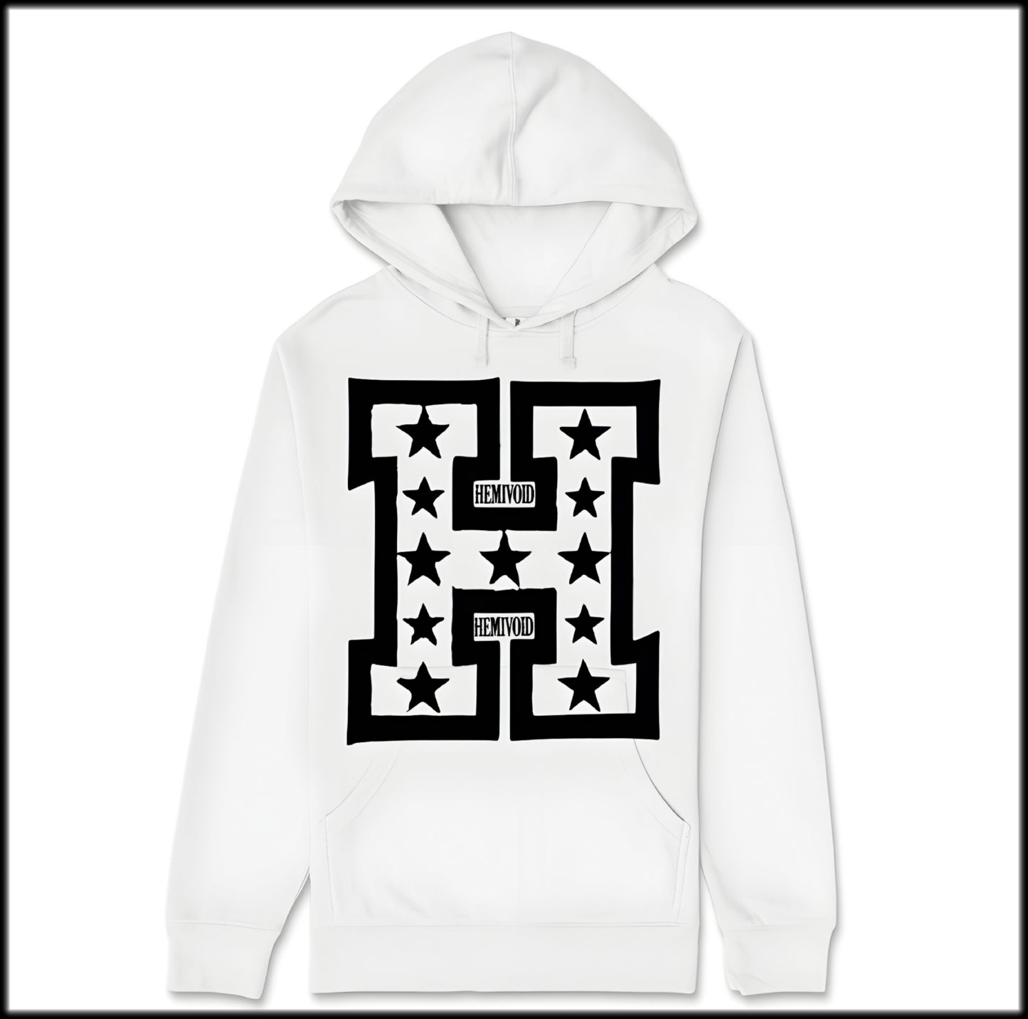 HEMI STAR HOODIE | white