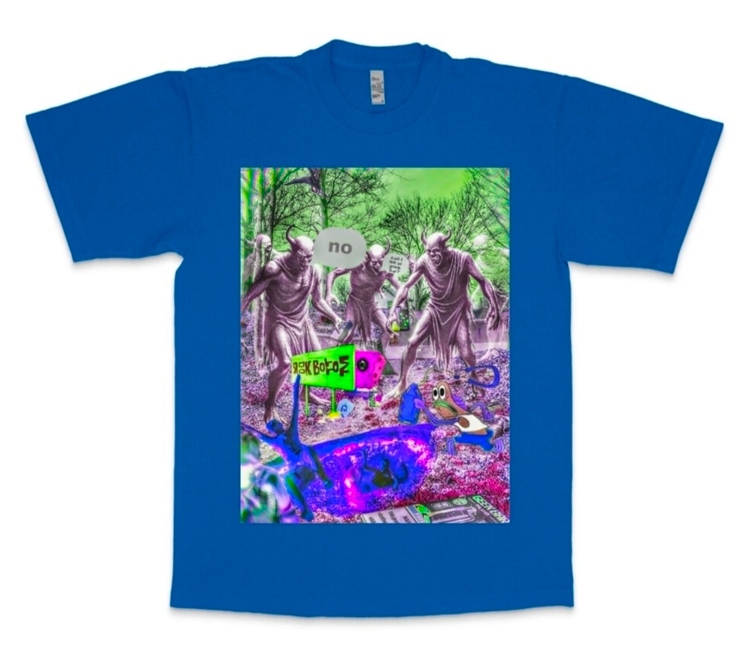 ROCK BOTTOM | BIKINI BLUE TEE
