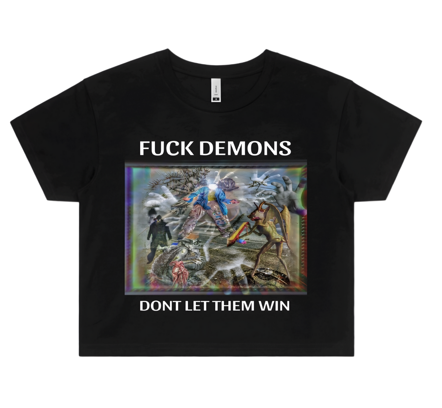 FVCK DEMONS CROP