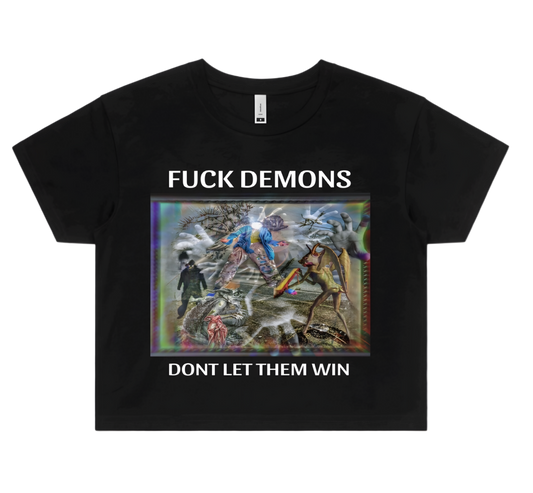 FVCK DEMONS CROP